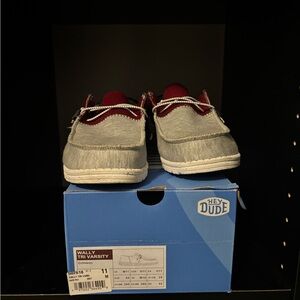 Hey Dude Men’s Wally Tri Varsity Crimson Shoes